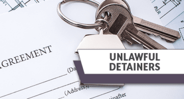California unlawful detainer actions & evictions