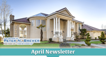Real Estate Law April Newsletter